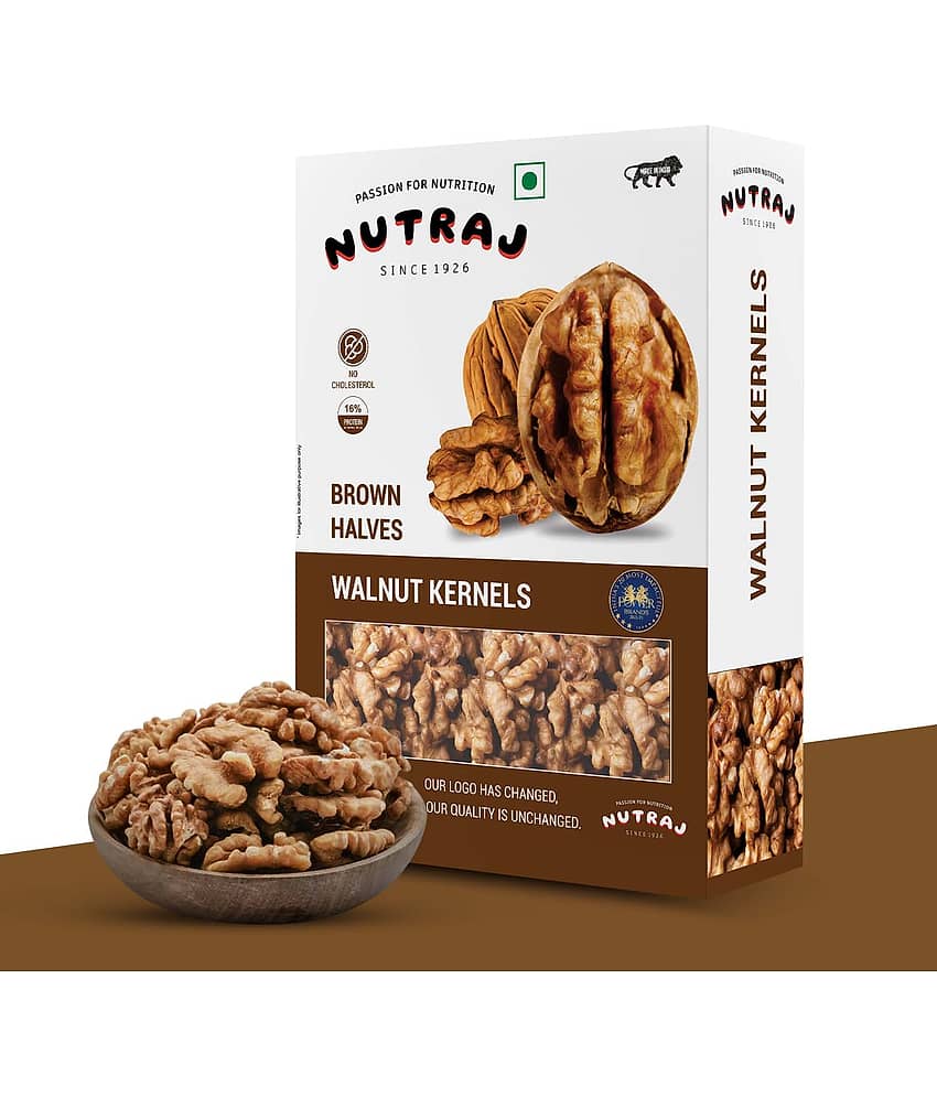 Nutraj Brown Halves Walnut Kernels 500g (250g X 2), Akhrot Giri 500g view 2