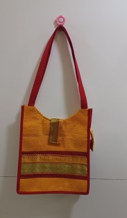 Jute Fancy Bag 14 X 12 inches view 2