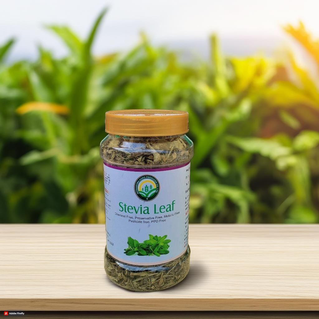 Dried Stevia Leaves - Chemical Free, Preservative Free, Metallic Free, Pesticide Free, PPD Free view 2