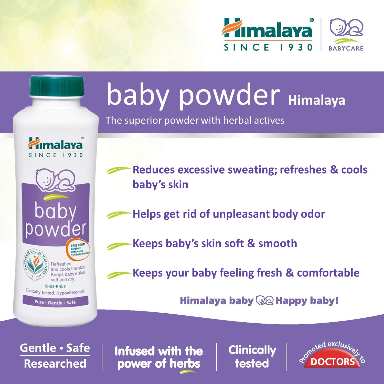 Himalaya Baby Powder, 50 gm view 2