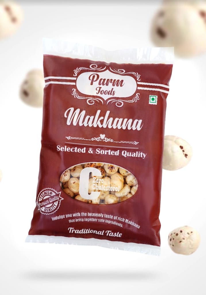 ParmFoods Makhana or Foxnuts or Lotus seed (pack of 4)
