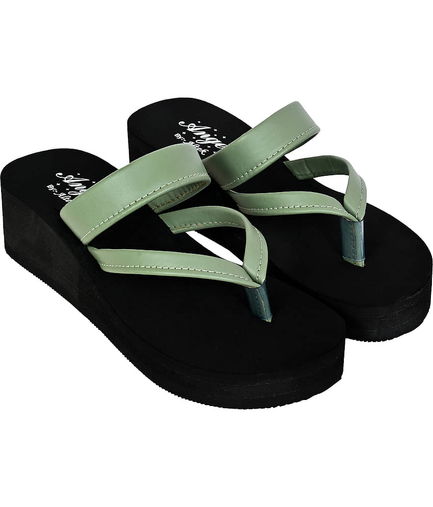 Altek Green Women's Flip Flop view 2