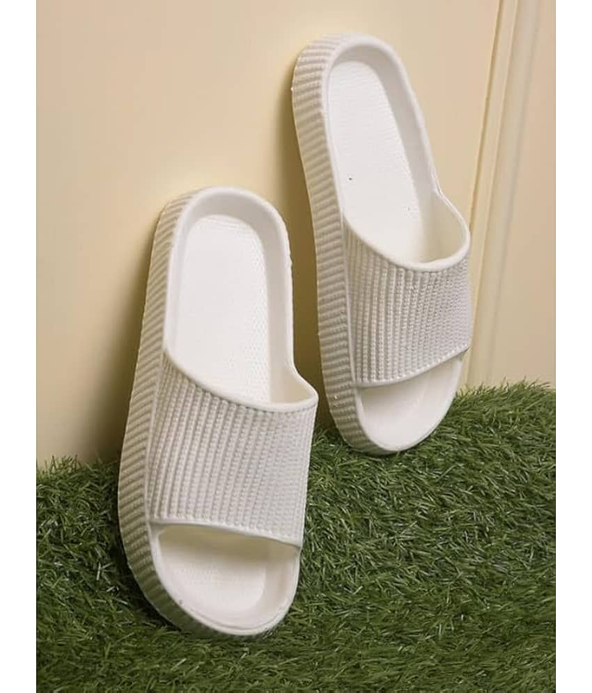 Richale 4444 White Men's Slide Flip Flop
