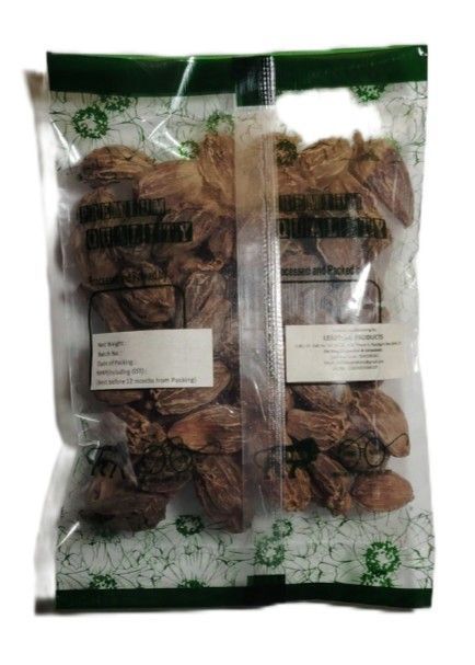 Leafstar Black Cardamom / Badi Elachi - 100 gm - One cardamom pod view 2
