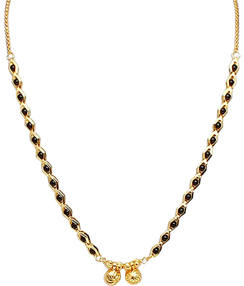 JIPPA - Golden Mangalsutra ( Pack of 1 ) view 2