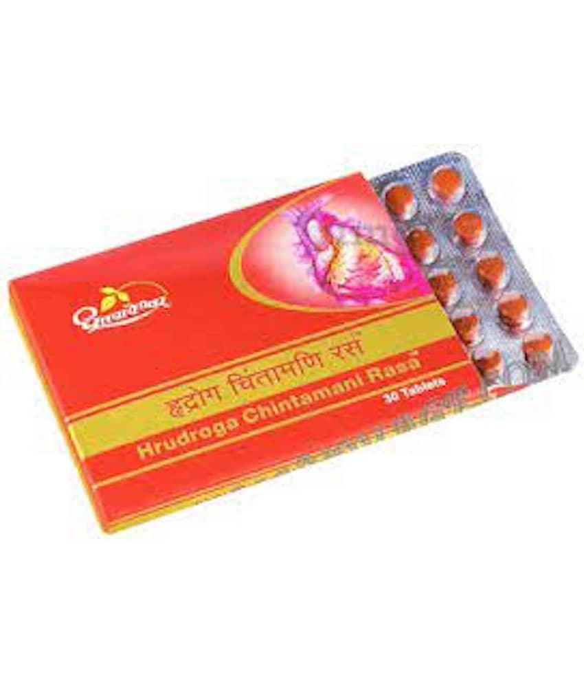 Dhootpapeshwar DHOOTPAPESHWAR HRUDROGA CHINTAMANI RASA 30 TABS view 2