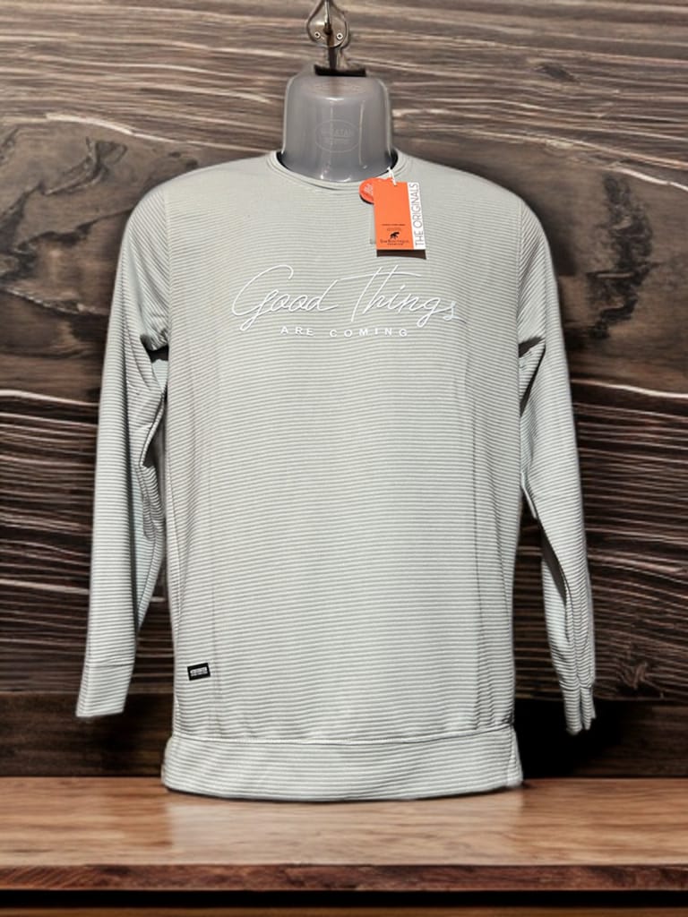 Men Printed Round Neck Poly Cotton Brown T-Shirt view 2