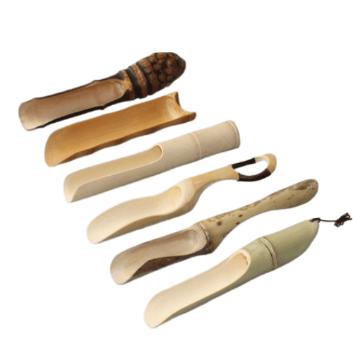 Handmade Bamboo Tea Scoop | Natural Wood Tea Spoon | Scoop for Loose Tea view 2