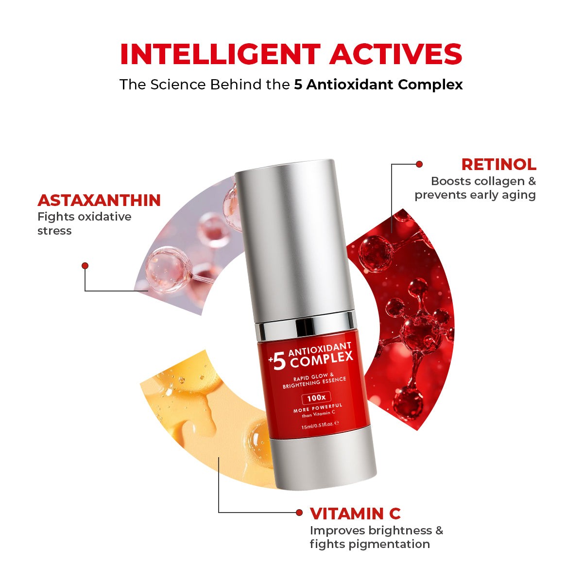 Conscious Chemist Rapid Glow Brightening Essence, 5 Antioxidant Complex Serum - 15 ml view 2