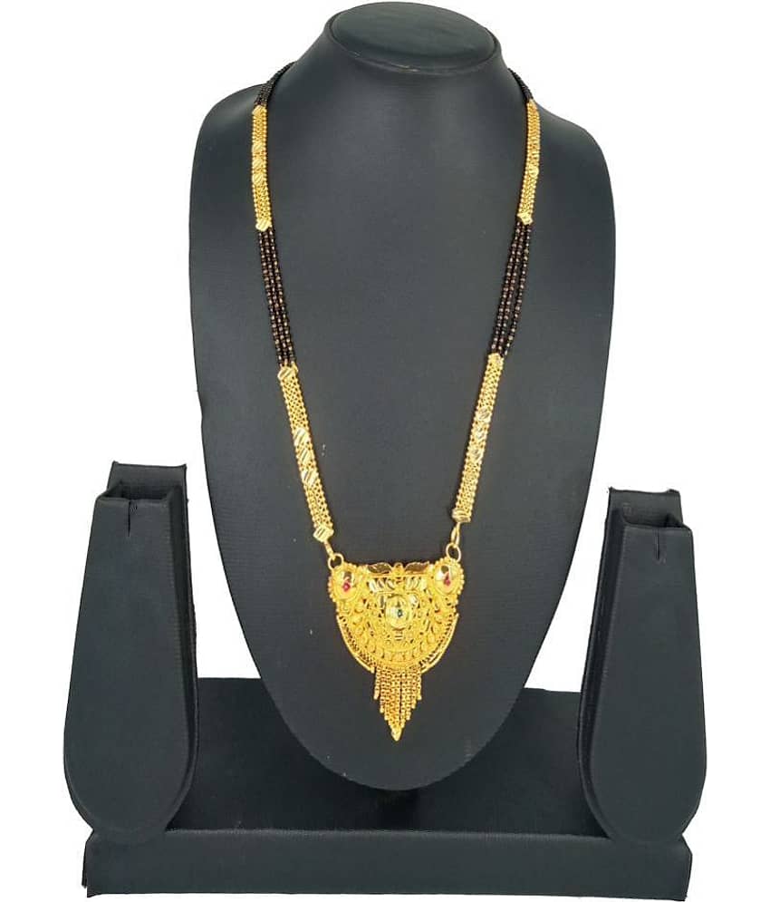 Shankhraj Mall Gold Plated Letest & Designer Mangalsutra For Women-100280 view 2