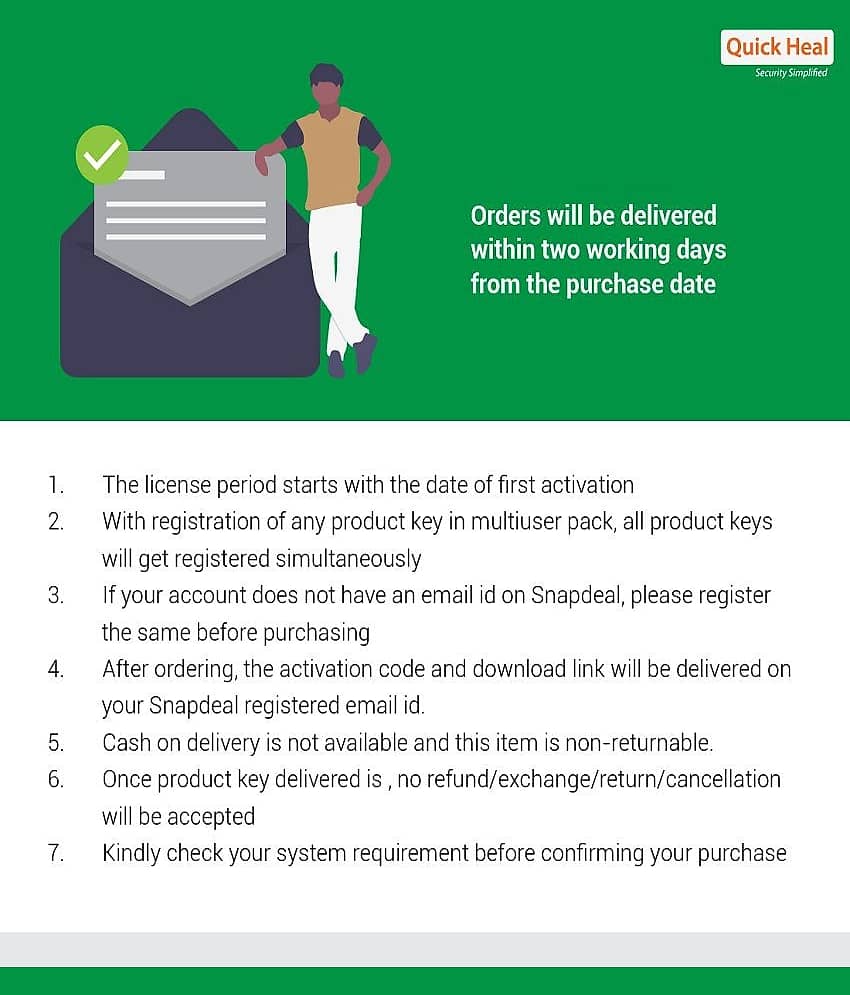 Quick Heal Total Security Latest Version ( 1 PC / 3 Year ) - Activation Code-Email Delivery view 2