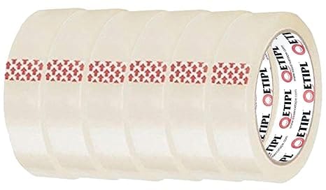Naina - Cello Tape, Clear Packaging Tape Kitchen/Home Use Tape 24mmX65mtr (3) view 2