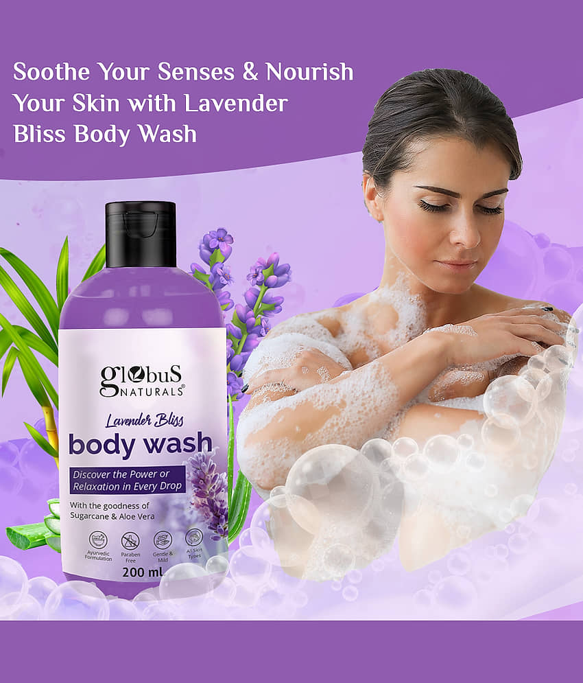 Globus Naturals Lavender Body Wash, 200ml view 2
