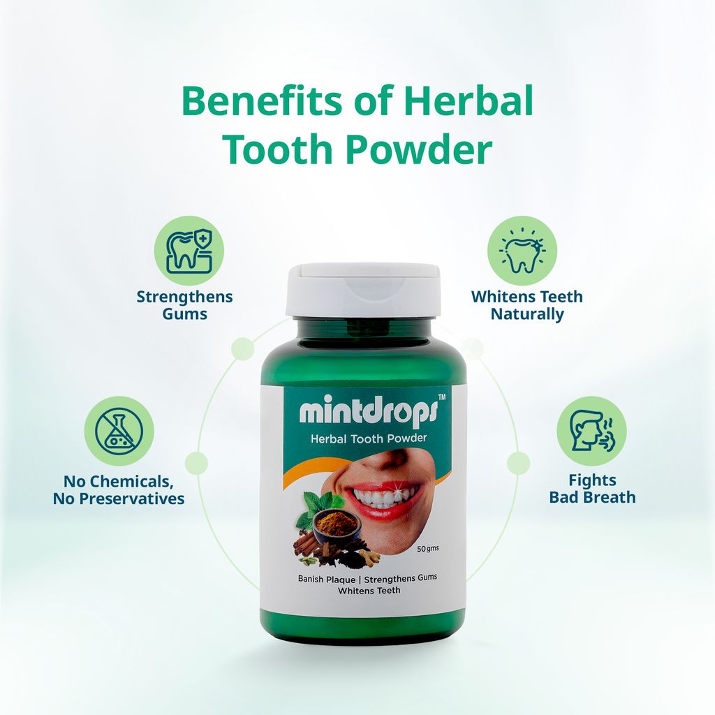 Mintdrops Herbal Tooth Powder view 2
