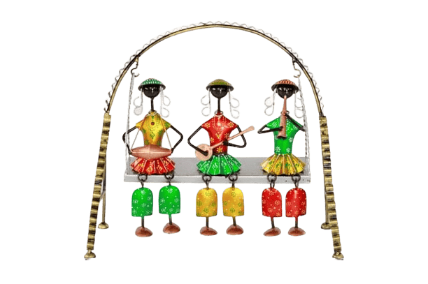 Metal Handmade Musician Swing Art Decor view 2