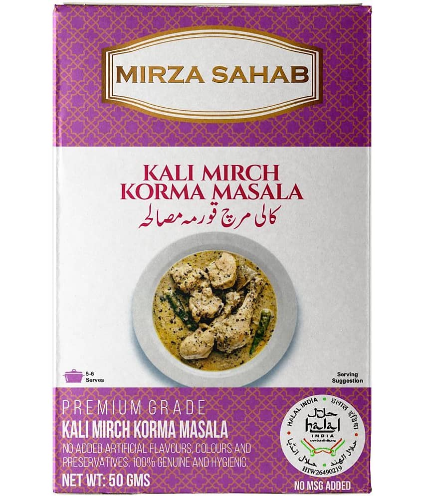 Mirza Sahab Kali Mirch Korma Instant Mix 50 gm Pack of 4 view 2