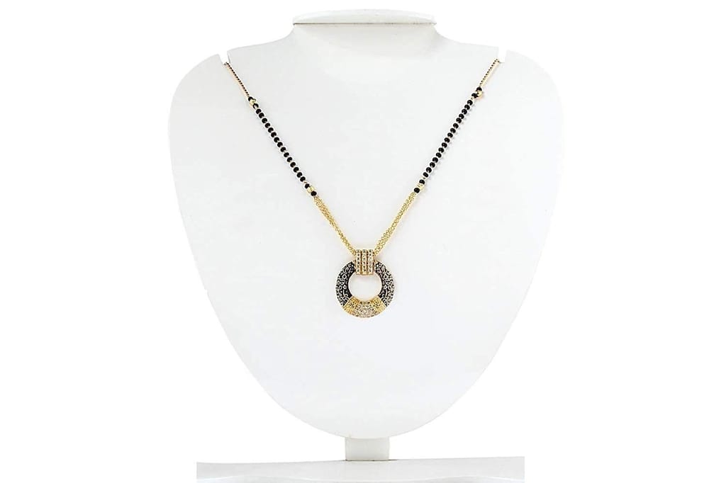 Aarohi13 Stylish and Trendy Round shape Mangalsutra for women view 2