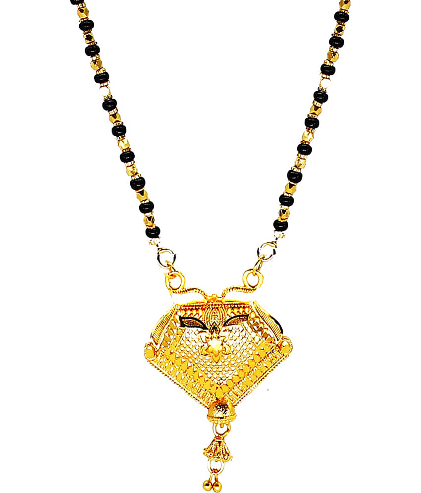 JIPPA - Golden Mangalsutra ( Pack of 1 ) view 2