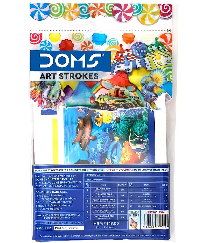 Doms Art Strokes (Pack Of 2) view 2