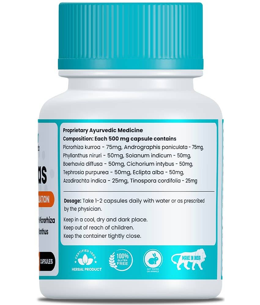 Myupchar Ayurveda Yakritas - 60 Capsule | Liver Support & Detox | Improve Digestion And Metabolism view 2