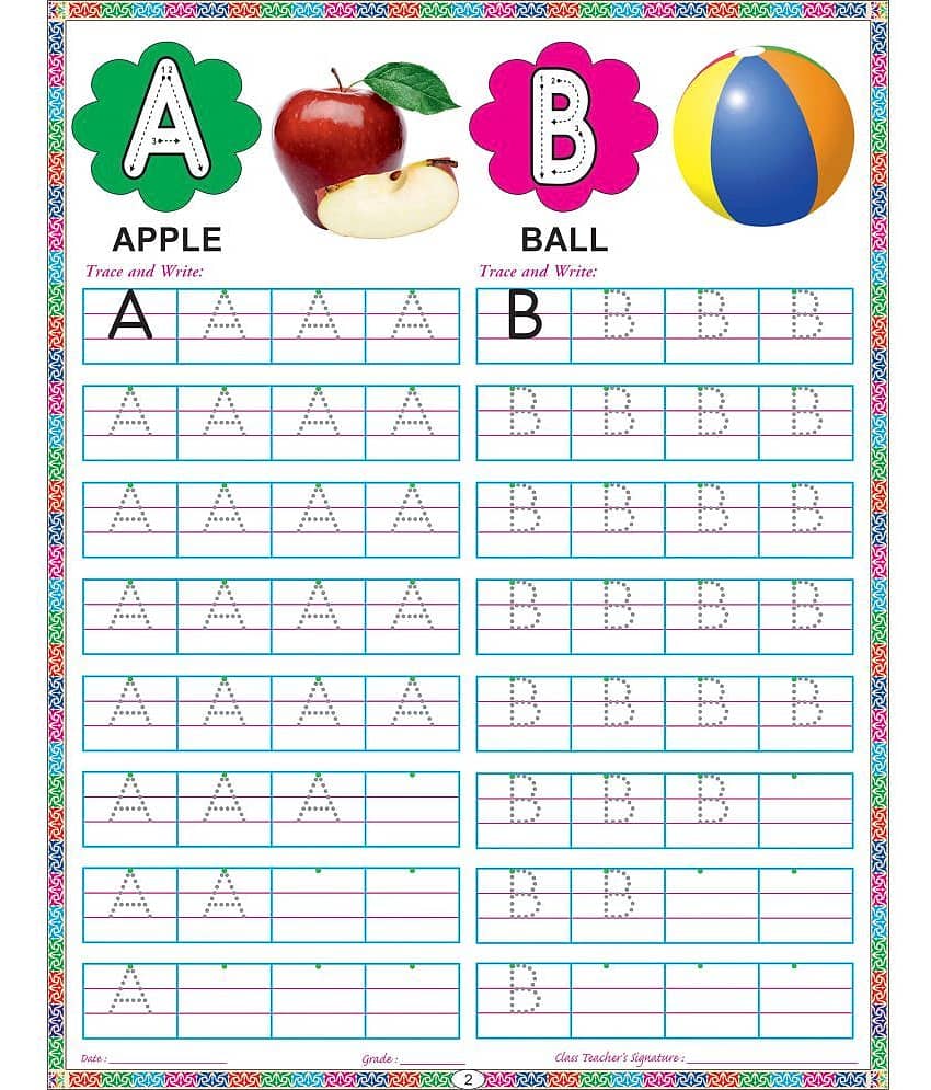 All In One Writing Book With Games And Activities(English ,Hindi , Maths) , All In One Workbook For Children Ages 2-6 | Writing Book For Kids| Early Learning Nursery Grammer| Preschool And Primary Children Books Of All-In-1 Exercise view 2
