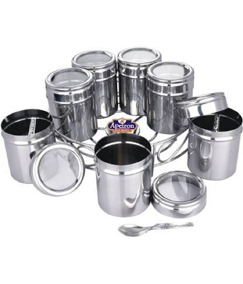 APEIRON Masala dabba pk 2 Steel Spice Container Set of 14 1225 mL view 2