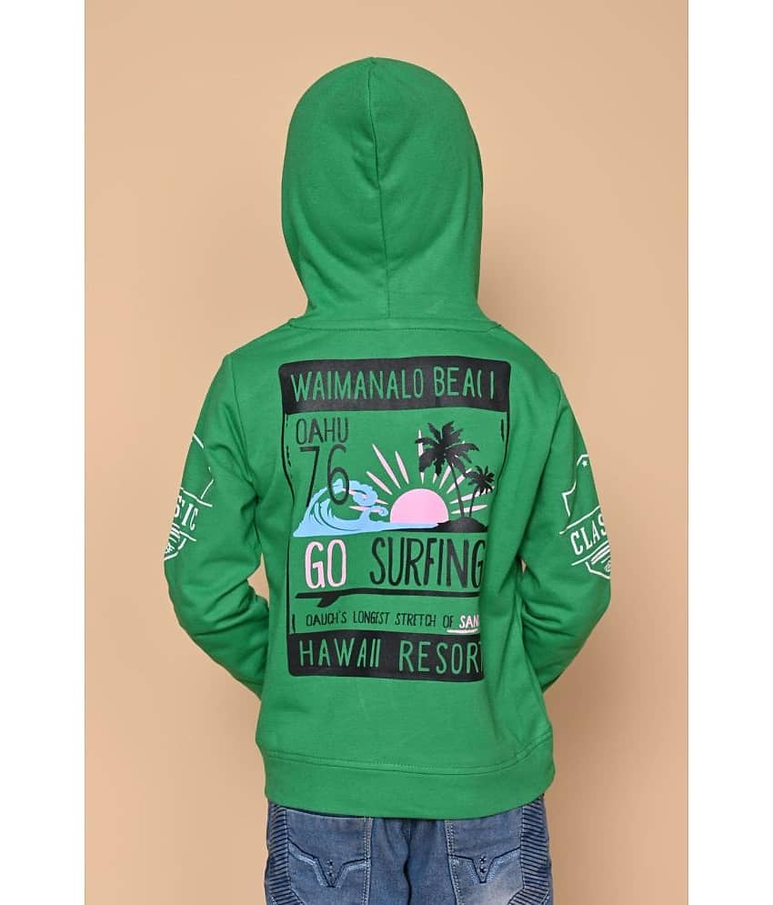 New Collection Pack of 1 Boys Fleece Sweatshirt ( Green ) view 2