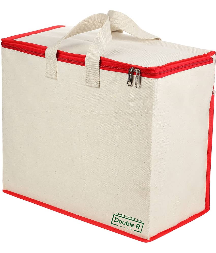 Double R Bags - Red Cotton Grocery Bag view 2