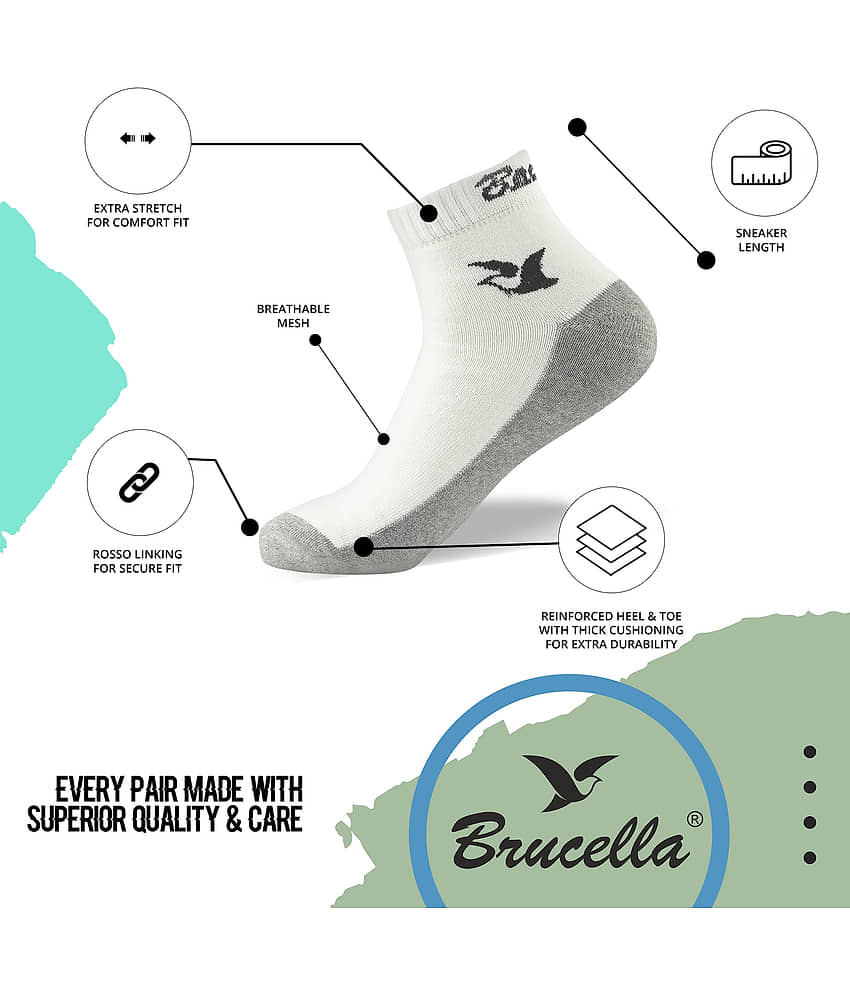 Brucella 100% Organic Cotton Men's Solid Multicolor Ankle Length Socks ( Pack of 4 ) view 2