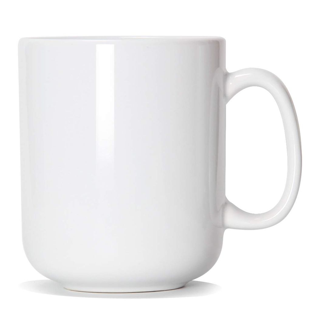 White Ceramic Mug with Handle
