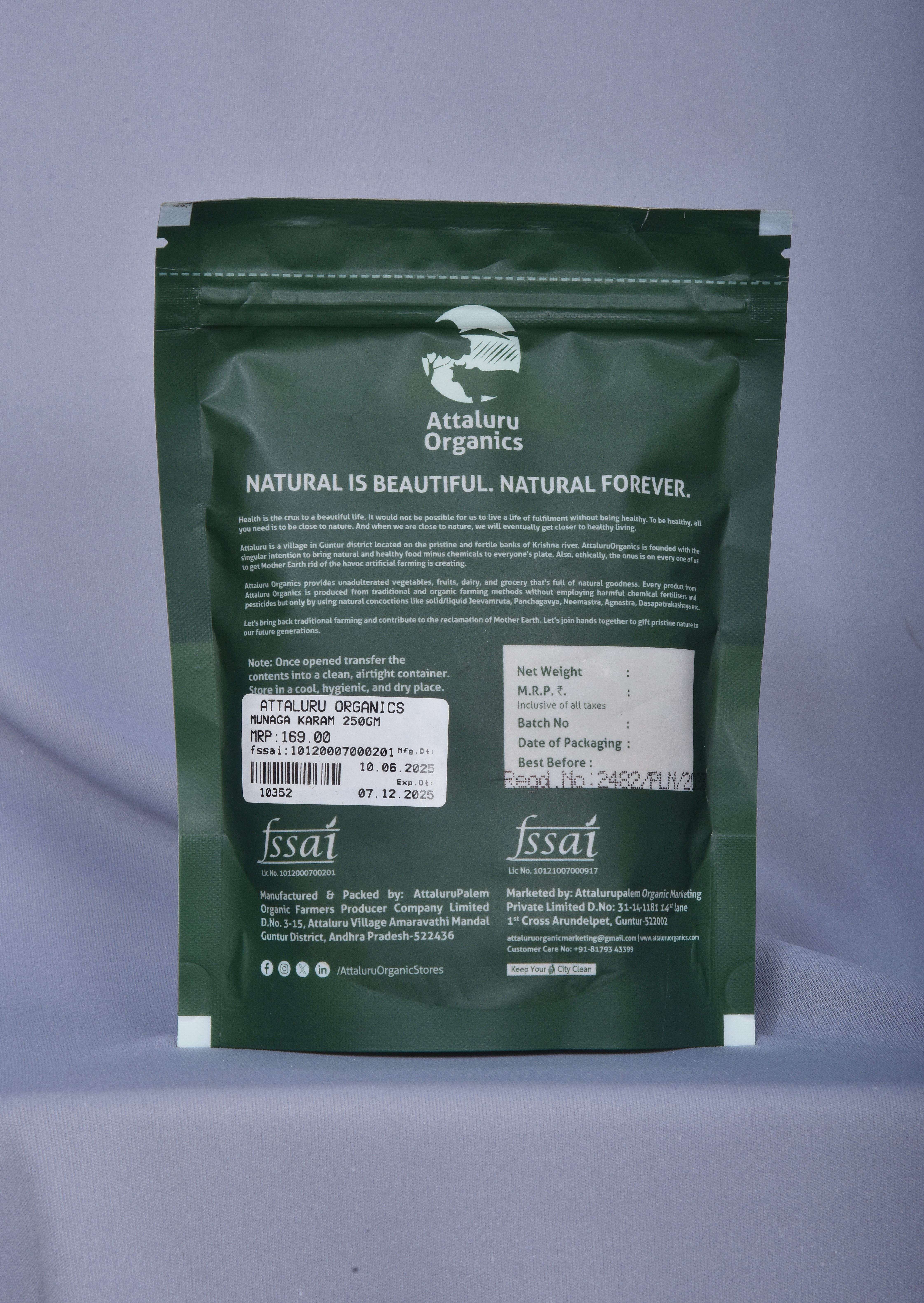 Attaluru Organics Moringa Chilli Powder view 2