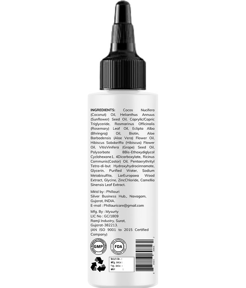 Phillauri Hair Growth Rosemary Oil 100 ml ( Pack of 1 ) view 2