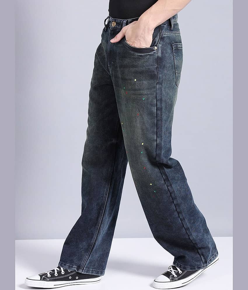 The Indian Garage Co. Basic Men's Jeans - Mid Blue ( Pack of 1 ) view 2