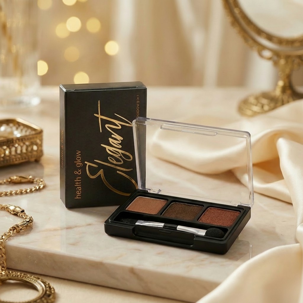 Health & Glow Eyeshadow Palette 3 in 1 Elegant view 2