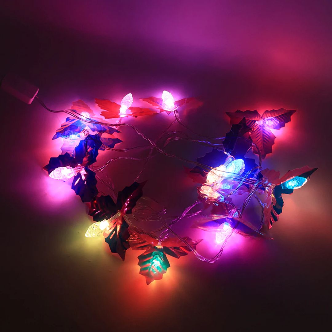 Decorative LED Leaf String Light (4mtr) view 2