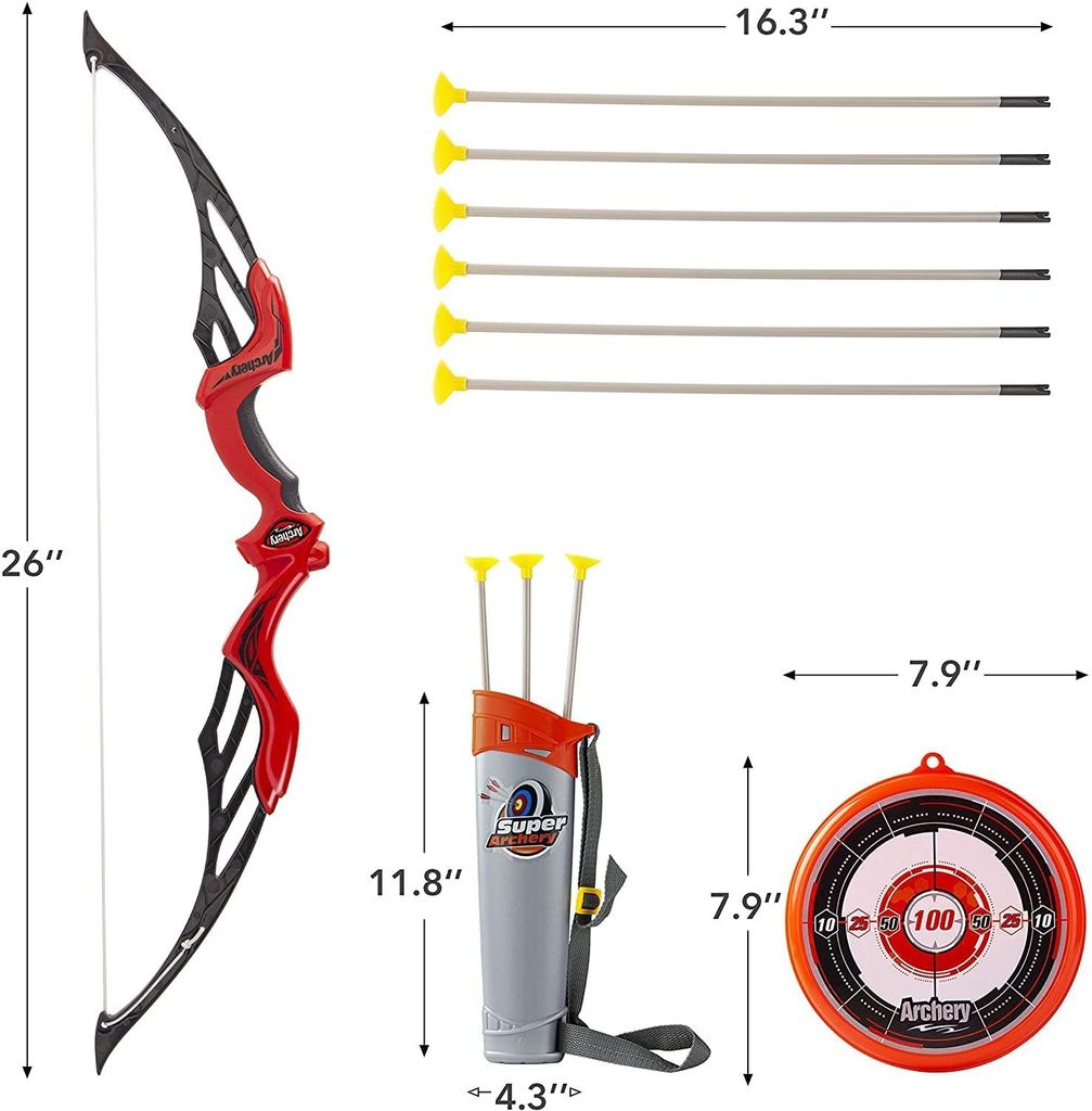 Planet Of Toys Archery Set for Kids Bow and Arrow Toys for Boys | Outdoor Bow Arrow Dhanush Baan Target Game for Kids view 2