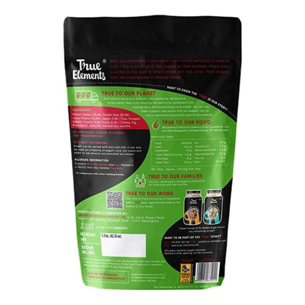 True Elements No Added Sugar Muesli 1.2 Kg view 2
