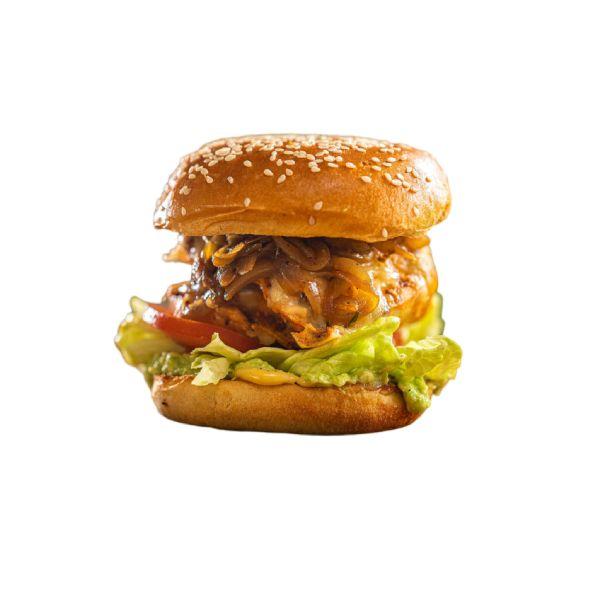 Chicken Chilly Burger With Cheese