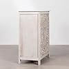 SAHIRAM CHOUDHARY; Solid Wooden Hand Carved Chest Of Drawers | Storage Cabinet With 3 Drawers For Living room, Bedroom, Kitchen, Hotel & Home, White Finish, view 2