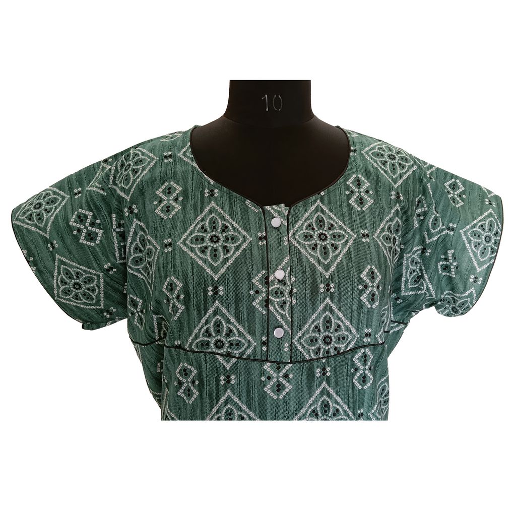 Siddhi Free size pure cotton nighty for women view 2