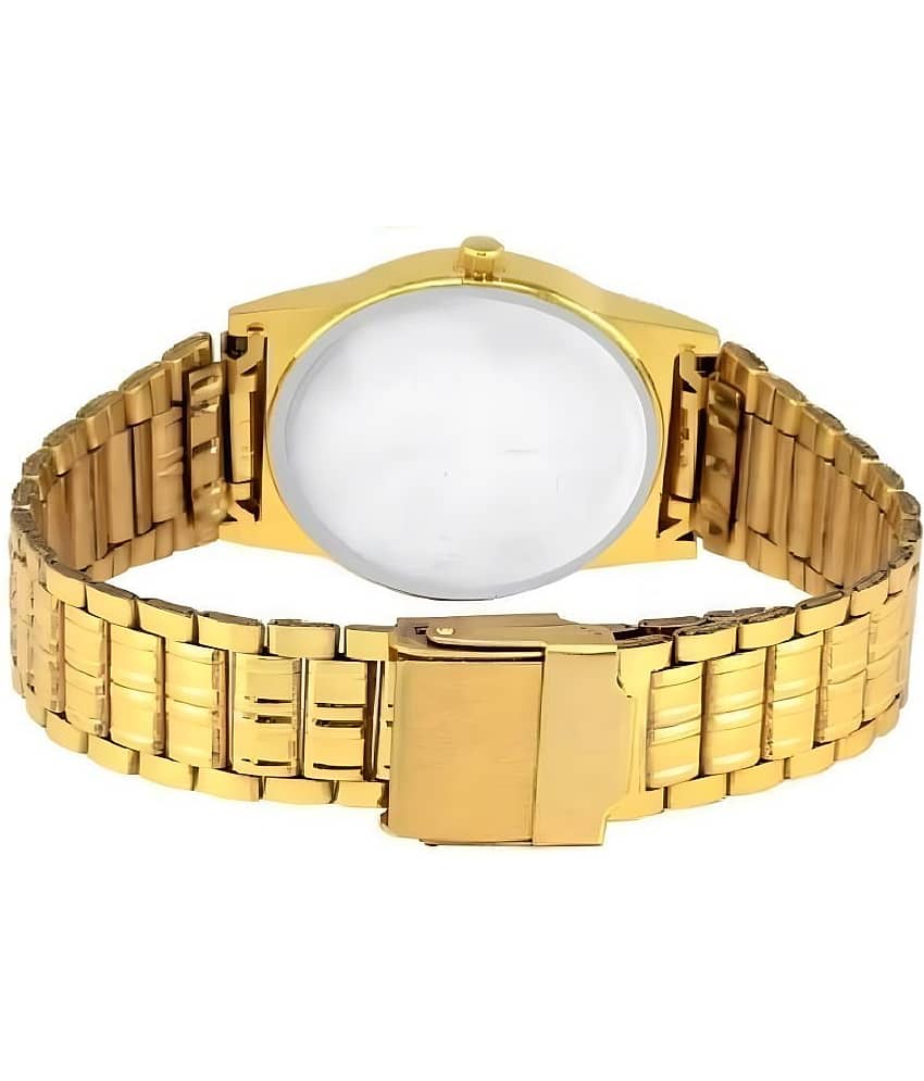 Viser Gold Metal Analog Men's Watch view 2