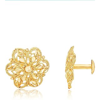 luv fashion Tradtional 1gm stud gold n micron plated
