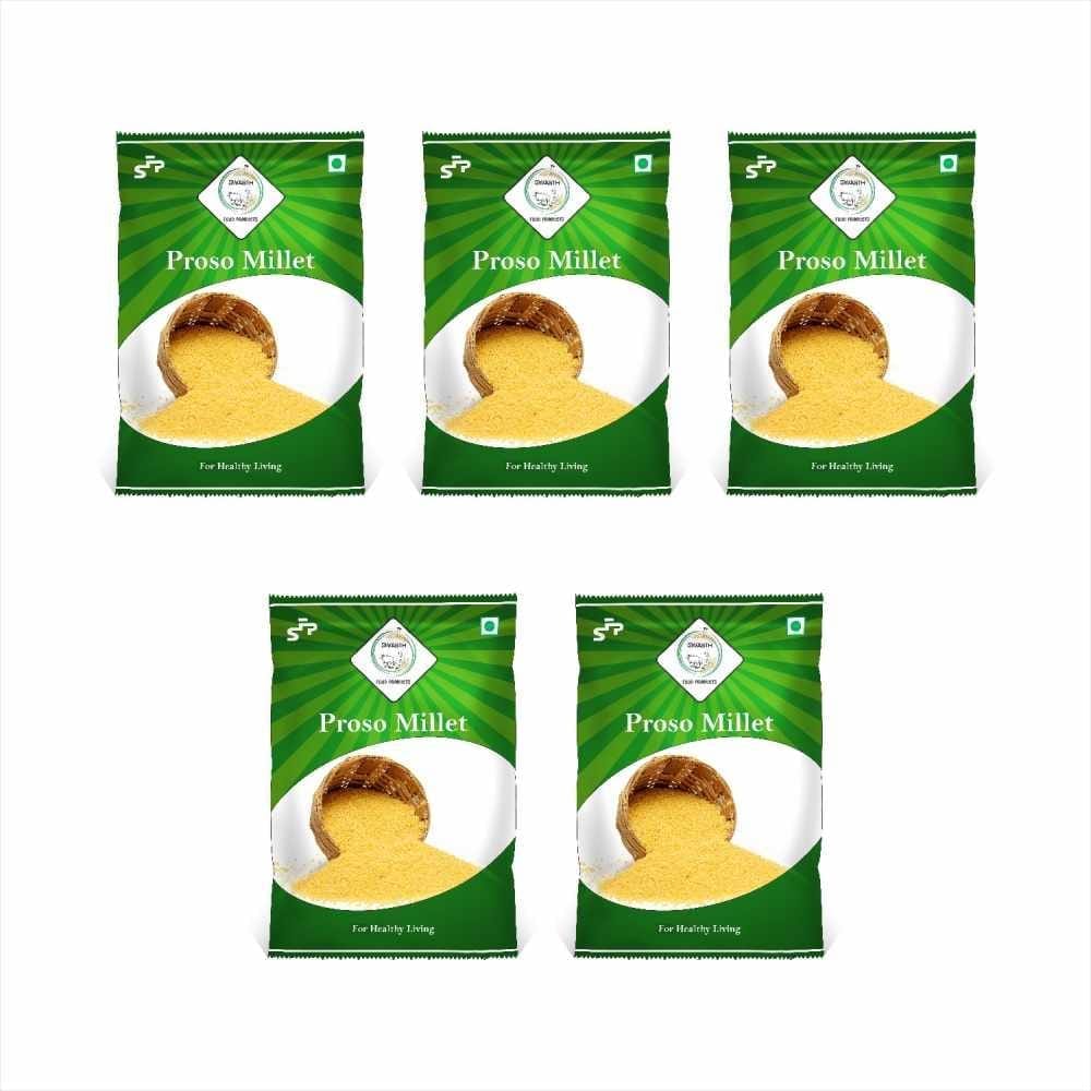 SWASTH Unpolished and Natural Proso Millet 05kg Pack of 5-1Kg Each (Other Names of Porso Millet Chena,Baragu,Variga,Pani Varagu) view 2
