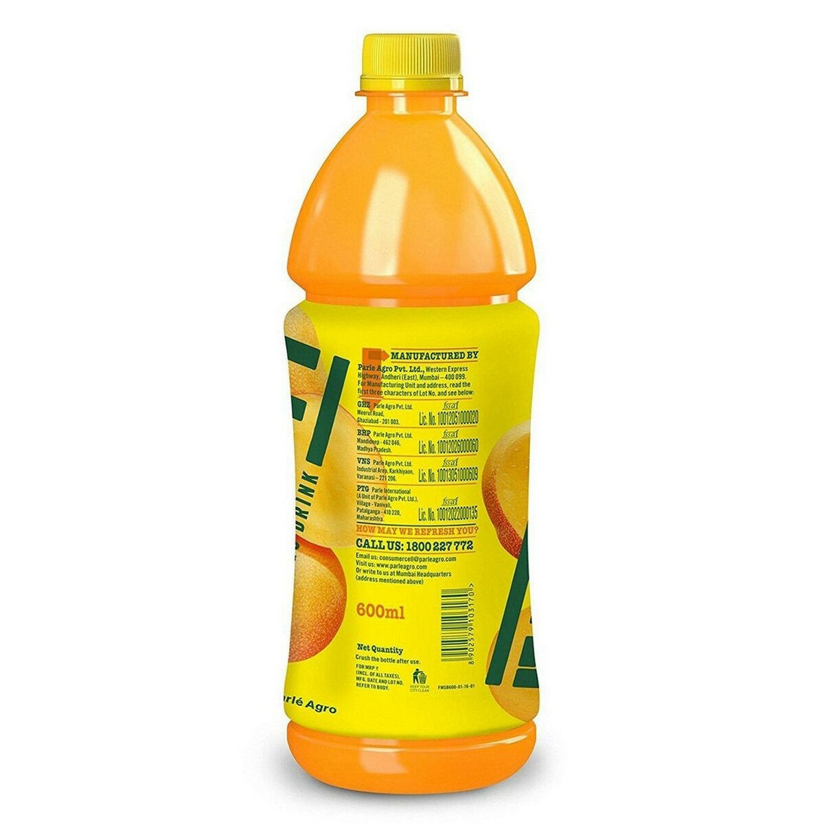 Frooti Mango Drink, 600 ml view 2