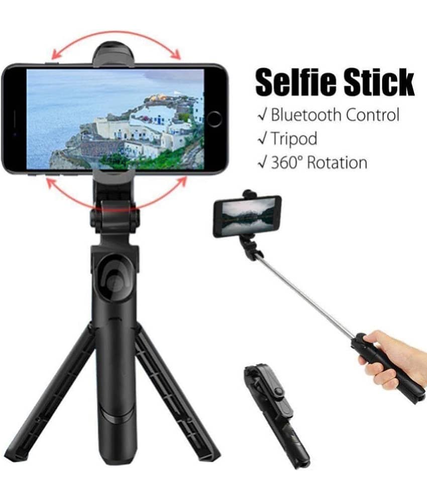 JPRO - Bluetooth Selfie Stick ( Black ) view 2