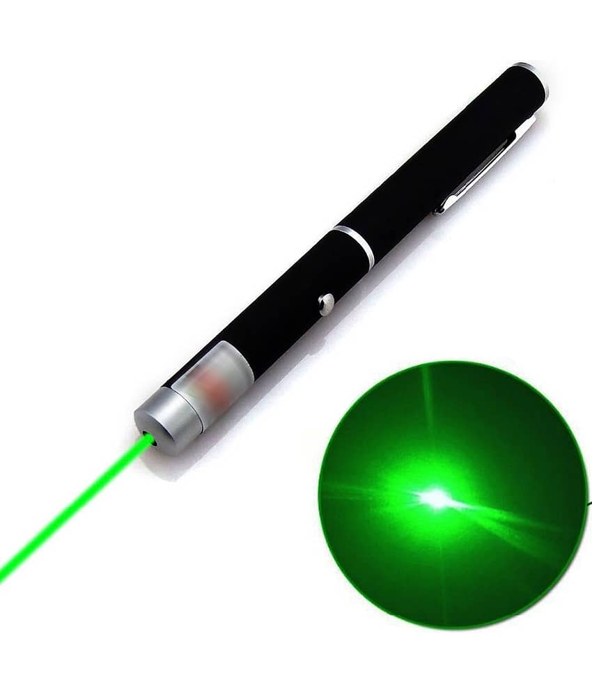 Battery Operated High Power Green Laser Pointer Pen view 2
