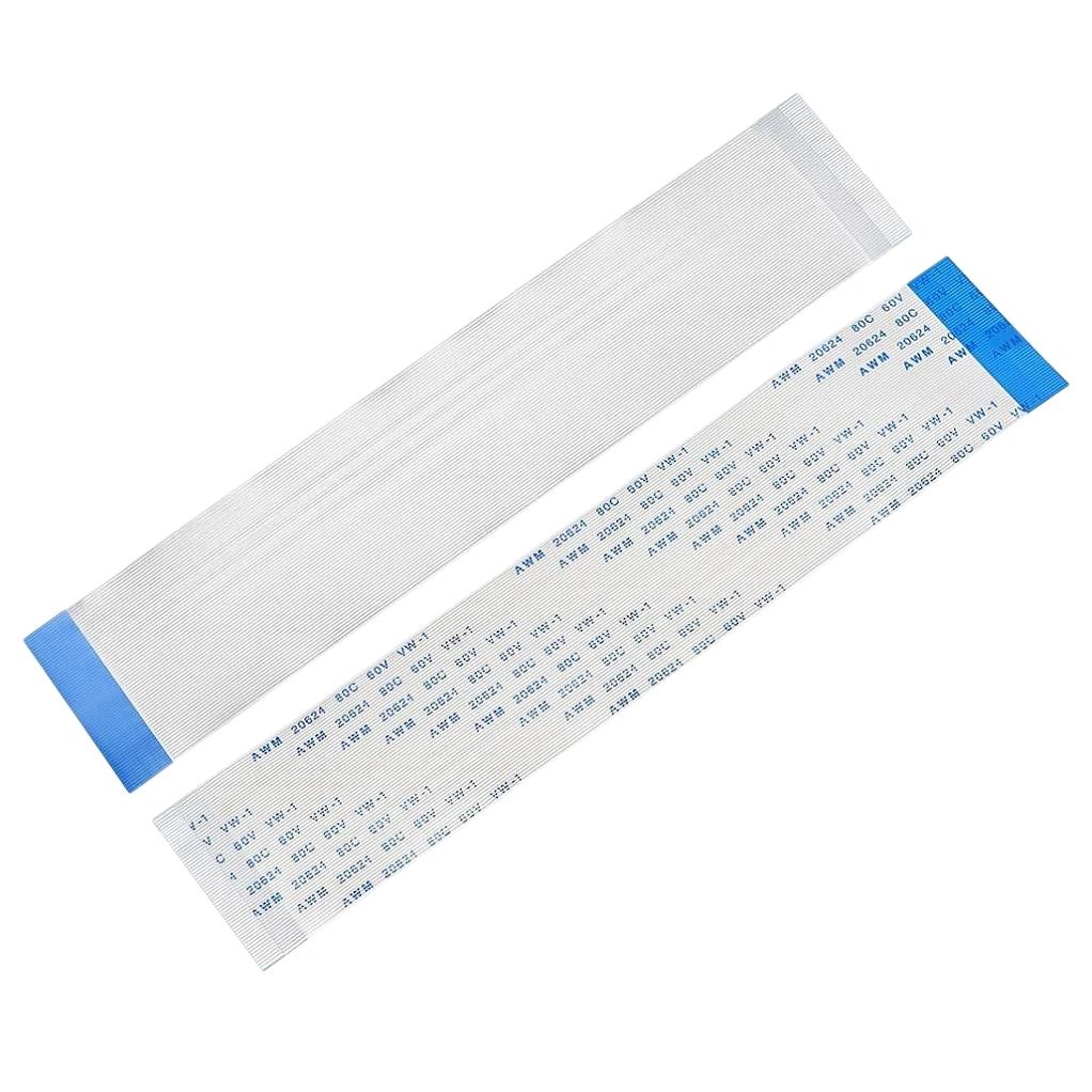 68 Pin 0.5mm Pitch 100mm Same Side Connection FFC Ribbon Flexible Flat Cable view 2