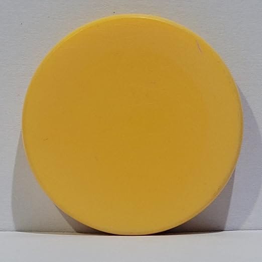 NHD Professional Carrom Striker PROAN788 - Made of Original Pool Ball (Yellow)