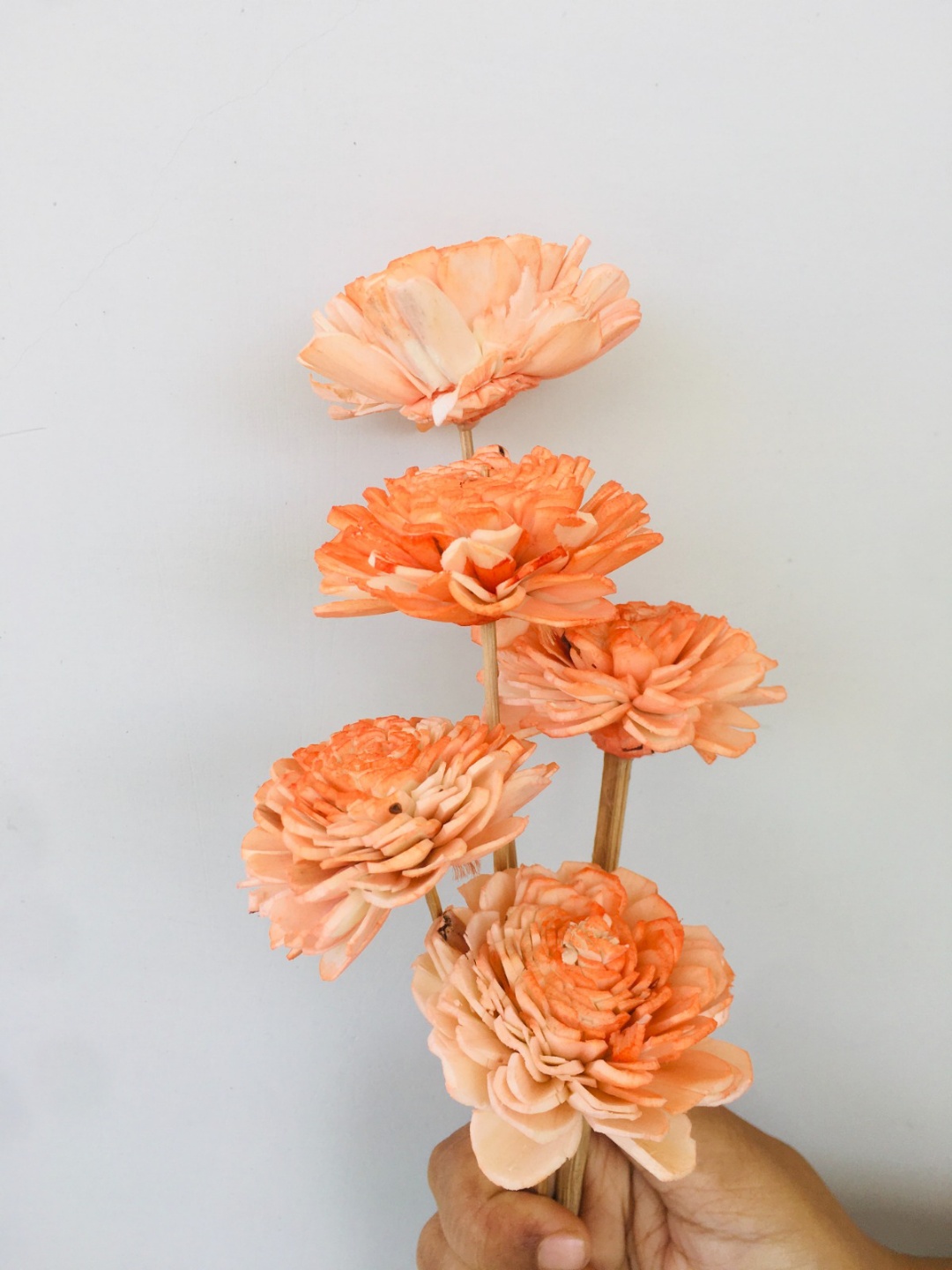 Ombre Peach Sola Flower (5pcs) view 2