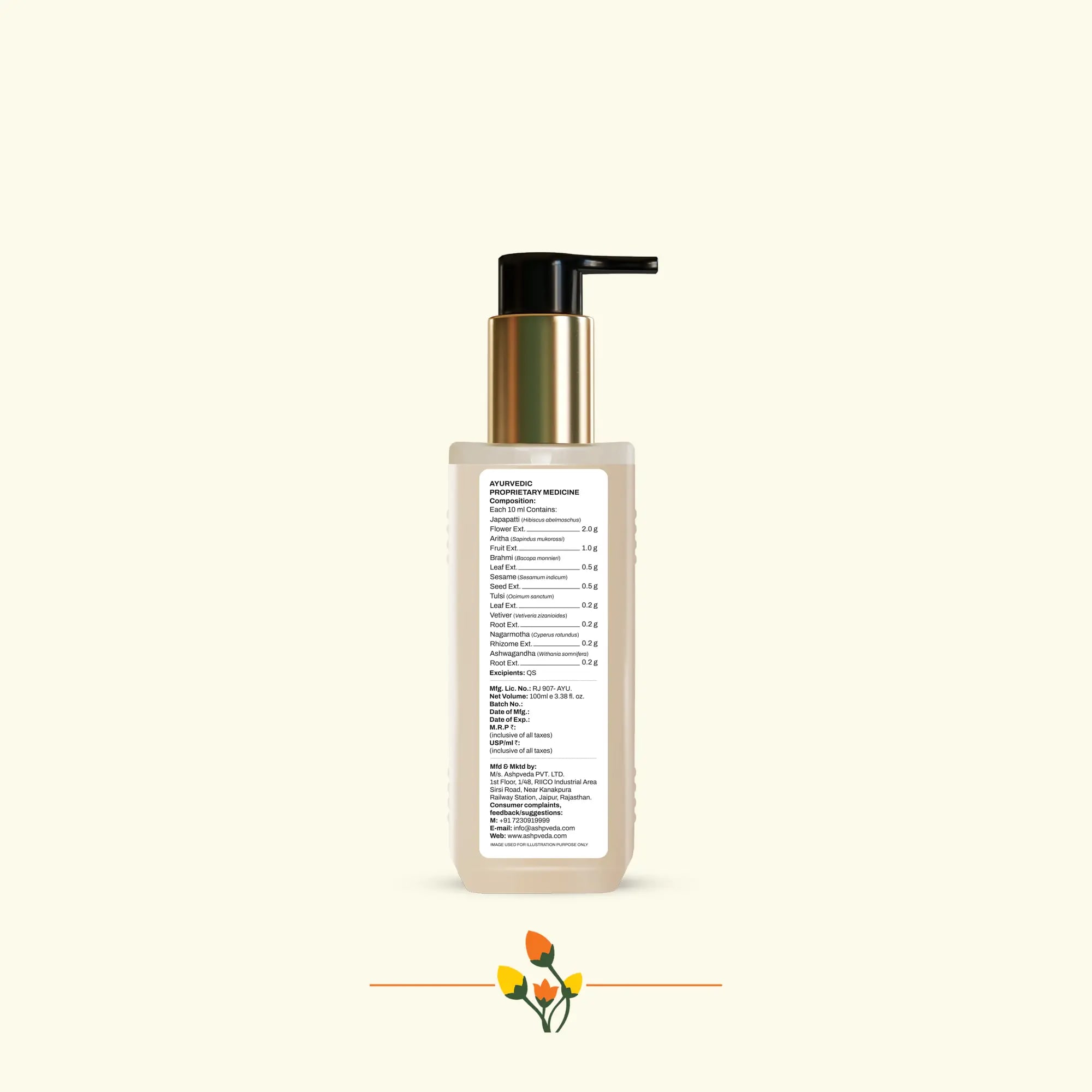 ashpveda Japapatti & Brahmi Hair Conditioner view 2